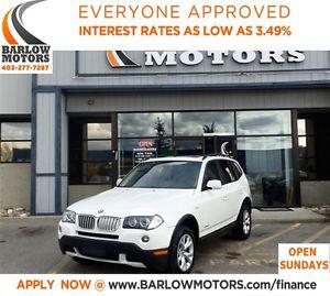  BMW X3 xDrive30*EVERYONE APPROVED* APPLY NOW DRIVE NOW.