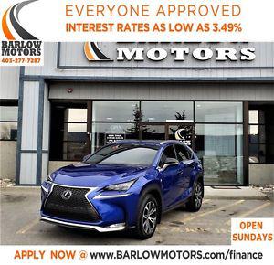 Lexus NX 200t Fsport*EVERYONE APPROVED* APPLY NOW DRIVE