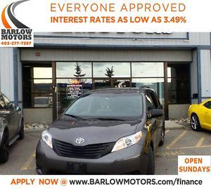  Toyota Sienna *EVERYONE APPROVED* APPLY NOW DRIVE NOW.