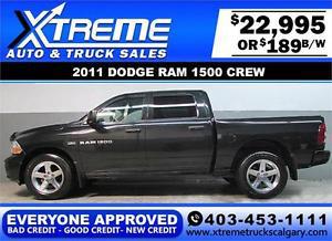  DODGE RAM  CREW *EVERYONE APPROVED* $0 DOWN