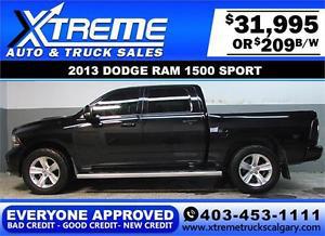  DODGE RAM SPORT CREW *EVERYONE APPROVED* $0 DOWN