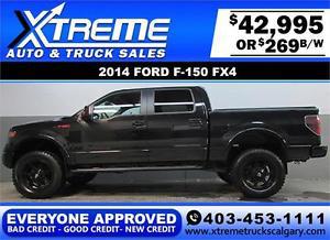  FORD F150 FX4 LIFTED *EVERYONE APPROVED* $0 DOWN
