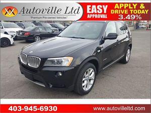  BMW X3 28i NAVI BCAM 90DAYSNOPYMNT!