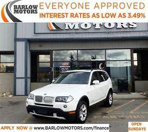  BMW X3 xDrive30*EVERYONE APPROVED* APPLY NOW DRIVE NOW.