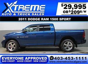  DODGE RAM SPORT CREW *EVERYONE APPROVED* $0 DOWN