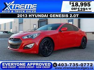  Hyundai Genesis 2.0T $129 bi-weekly APPLY NOW DRIVE NOW