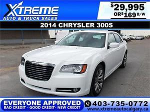 Chrysler 300S $169 bi-weekly APPLY NOW DRIVE NOW