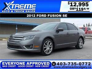  Ford Fusion SE $119 bi-weekly APPLY TODAY DRIVE TODAY