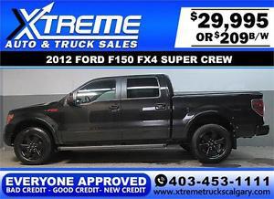  FORD F150 FX4 CREW *EVERYONE APPROVED* $0 DOWN $209/BW!