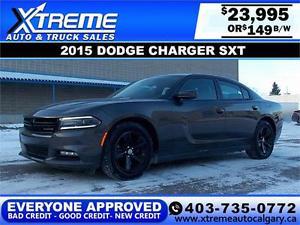  Dodge Charger SXT $149 bi-weekly APPLY DRIVE NOW