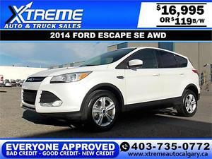  Ford Escape SE AWD $119 bi-weekly APPLY NOW DRIVE NOW