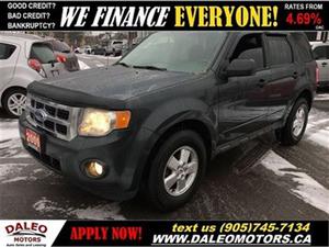  Ford Escape XLT 4x4 V6 LOCAL TRADE IN