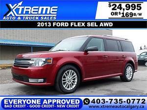  Ford Flex SEL AWD $169 bi-weekly APPLY NOW DRIVE NOW