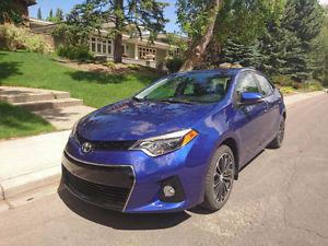 Lease takeover Corolla  Sport - low km, leather, sunroof