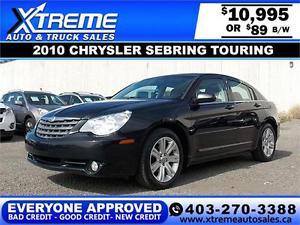  Chrysler Sebring Touring $89 bi-weekly APPLY NOW DRIVE