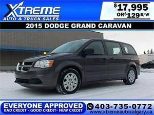  Dodge Grand Caravan SE $129 BI-WEEKLY APPLY NOW DRIVE