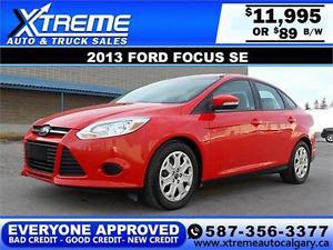 Ford Focus SE $89 BI-WEEKLY APPLY NOW DRIVE NOW