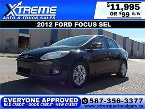  Ford Focus SEL $99 BI-WEEKLY APPLY NOW DRIVE NOW