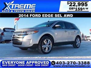  Ford Edge SEL AWD $159 BI-WEEKLY APPLY NOW DRIVE NOW