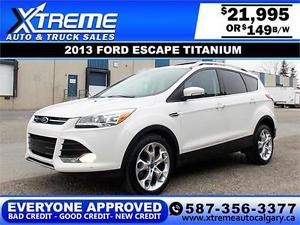  Ford Escape Titanium AWD $149 BI-WEEKLY APPLY NOW DRIVE