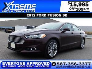  Ford Fusion SE $109 bi-weekly APPLY TODAY DRIVE TODAY