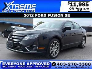  Ford Fusion SE $99 bi-weekly APPLY TODAY DRIVE TODAY