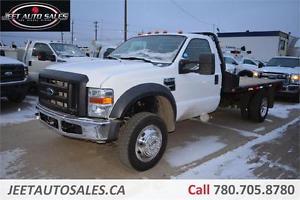  Ford F550 XL 4X4 Duallie with FLAT DECK