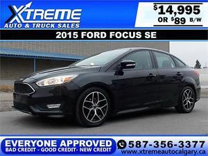  Ford Focus SE $89 BI-WEEKLY APPLY NOW DRIVE NOW