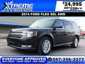  Ford Flex SEL AWD $159 bi-weekly APPLY NOW DRIVE NOW