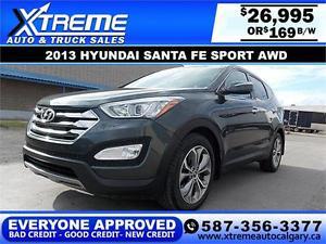  Hyundai Santa Fe 2.0T Sport AWD $169 BI-WEEKLY APPLY