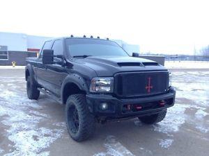 Blacked out bulletproofed lariat 6.0 lifted 4x4 f350