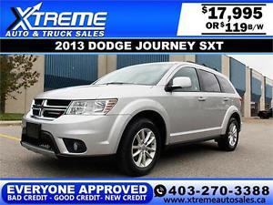  Dodge Journey SXT 7 Seat $119 bi-weekly APPLY NOW DRIVE