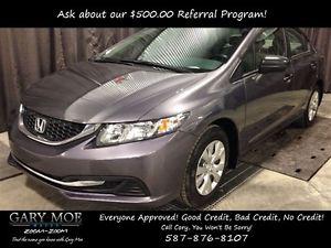  Honda Civic LX LOW KM, LOW PAYMENTS, GREAT FIRST