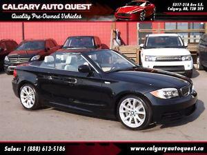  BMW 135I NAVIGATION/CONVERTIBLE/LEATHER/LOW KMS