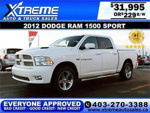  Dodge Ram Sport Crew $229 BI-WEEKLY APPLY NOW DRIVE NOW
