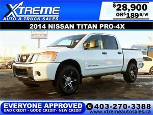  Nissan Titan PRO-4X $189 BI-WEEKLY APPLY NOW DRIVE NOW