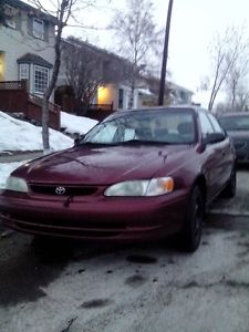  Toyota Corolla ce Sedan, exelent car ask $700 dollars