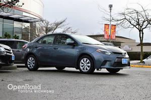 Toyota Corolla Bluetooth Connection, Back Up Cam,
