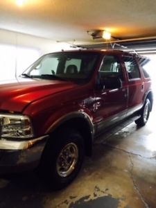  Ford Excursion Red SUV, Crossover