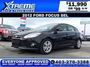  Ford Focus SEL $99 BI-WEEKLY APPLY TODAY DRIVE TODAY