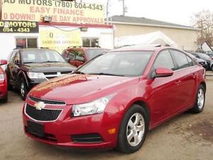  CHEVROLET CRUZE LT SROOF REMOTE START 67K-100%