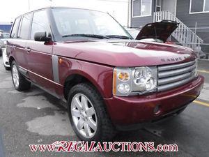  LAND ROVER RANGE ROVER 4WD HSE HSE