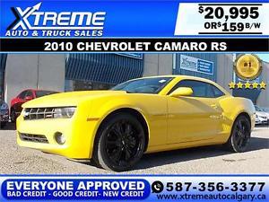  Chevrolet Camaro RS $159 bi-weekly APPLY NOW DRIVE NOW