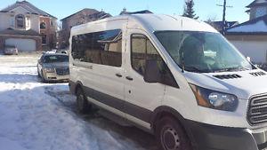15 Passengers  Mid Roof Ford Transit XL Van