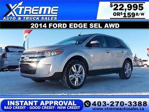  Ford Edge SEL AWD $159 BI-WEEKLY APPLY NOW DRIVE NOW