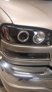 GMC halo headlights and tail lights