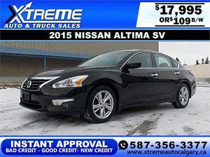  Nissan Altima SV $109 bi-weekly APPLY NOW DRIVE NOW