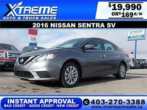  NISSAN SENTRA SV $169 APPLY TODAY DRIVE TODAY