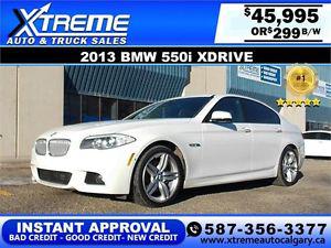  BMW 550i M-packet Xdrive $299 bi-weekly APPLY NOW DRIVE