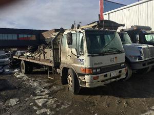  HINO,5 TON, CAB OVER,22' FLAT DECK,200HP,AUTOMATIC